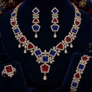 Royal Mosaic Ruby & Sapphire Set