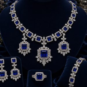 Sapphire Geometry Statement Set