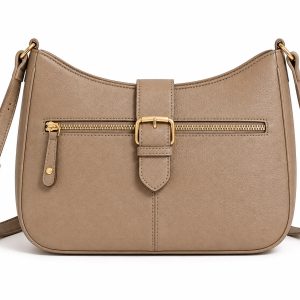 Madison Taupe Crossbody Bag