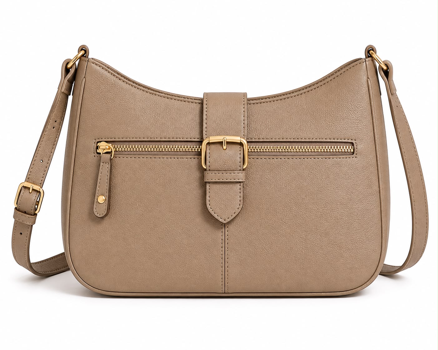 Madison Taupe Crossbody Bag