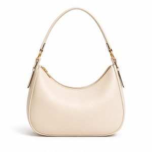 Monaco Ivory Crescent Bag