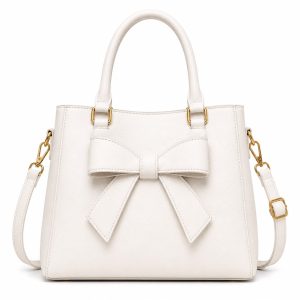 Paris Bow Top-Handle Bag