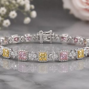 Pastel Prism Tennis Bracelet