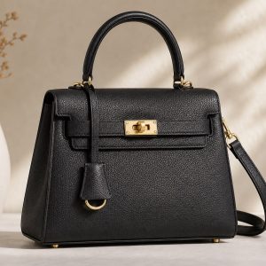 Noir Heritage Top-Handle Bag