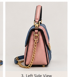Blush Blue Two-Piece Handbag Set - Image 4
