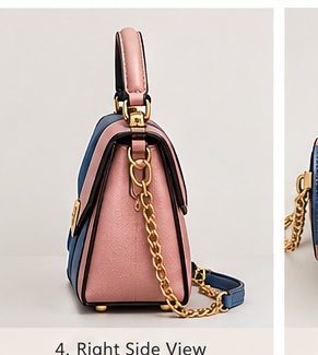 Blush Blue Two-Piece Handbag Set - Image 5
