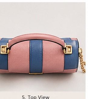 Blush Blue Two-Piece Handbag Set - Image 6