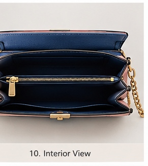 Blush Blue Two-Piece Handbag Set - Image 11