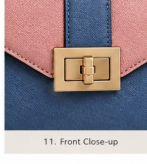 Blush Blue Two-Piece Handbag Set - Image 12