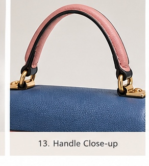 Blush Blue Two-Piece Handbag Set - Image 14