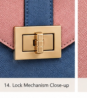 Blush Blue Two-Piece Handbag Set - Image 15