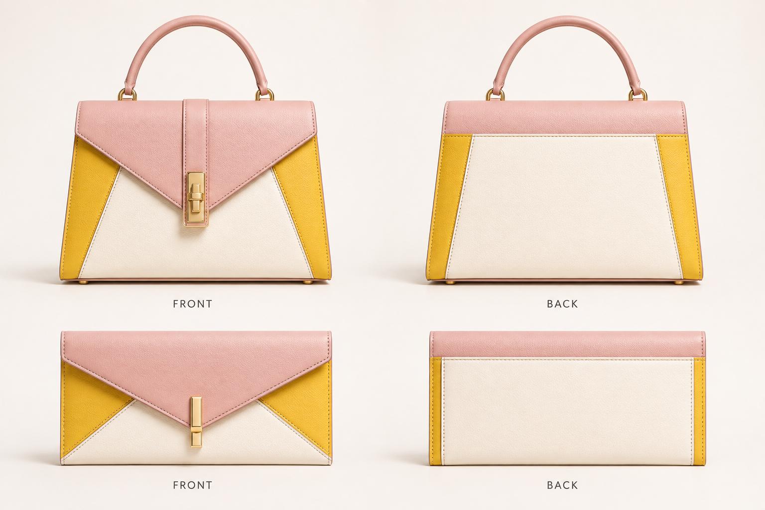 Sunlit Blush Two-Piece Handbag Set