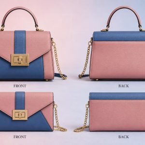 Blush Blue Two-Piece Handbag Set